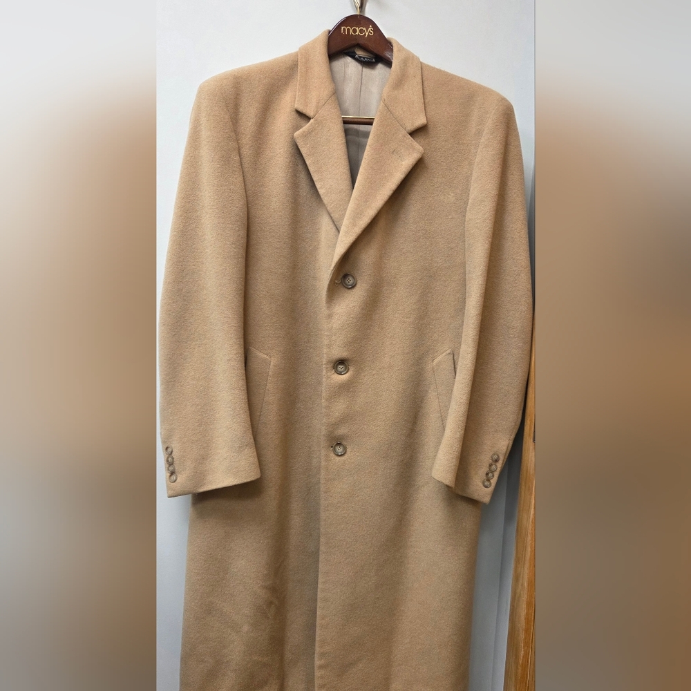 Jos A. Banks cashmere Topcoat.